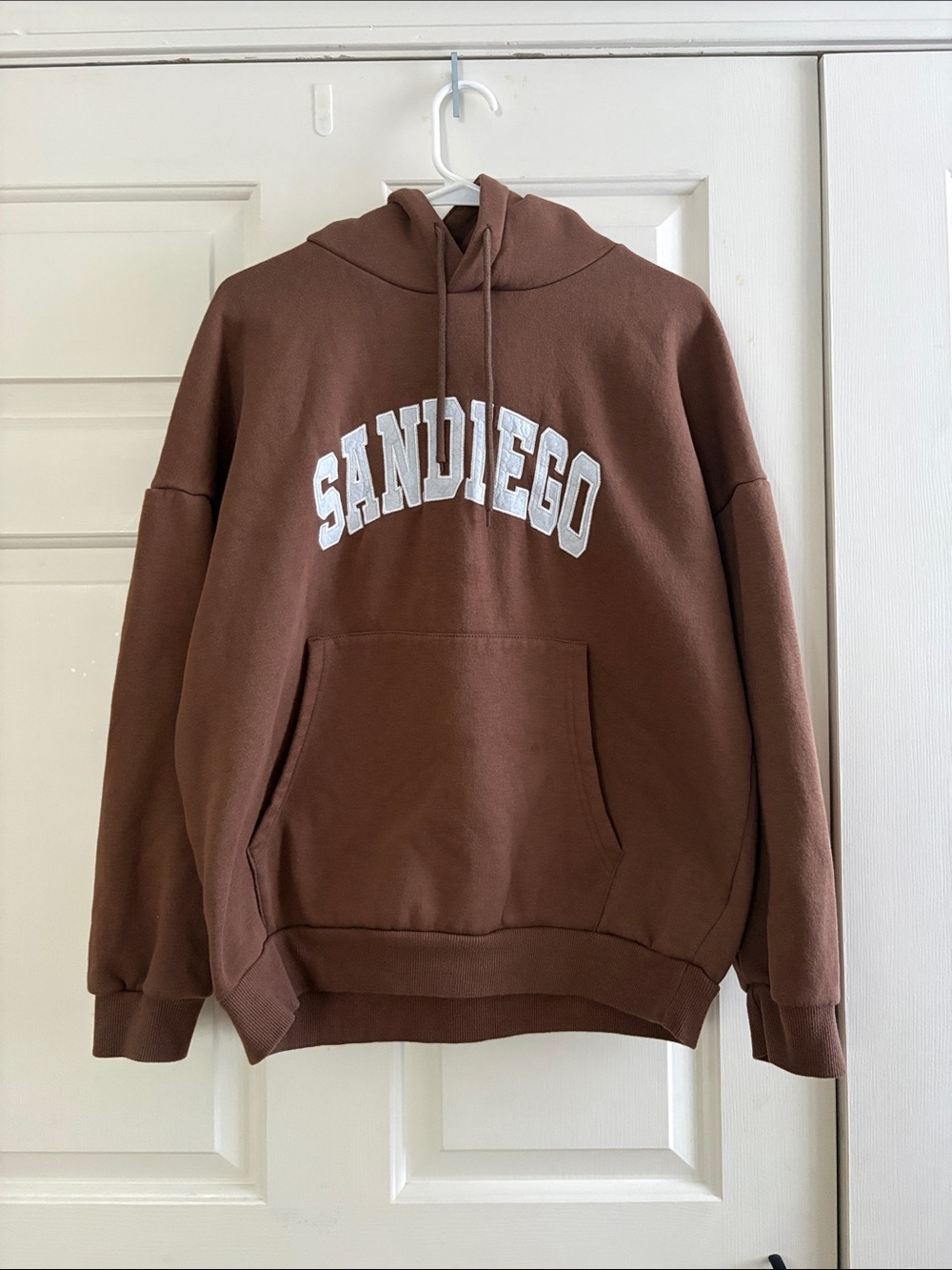 San Diego Brown Pullover Hoodie - Relaxed Everyday Wear